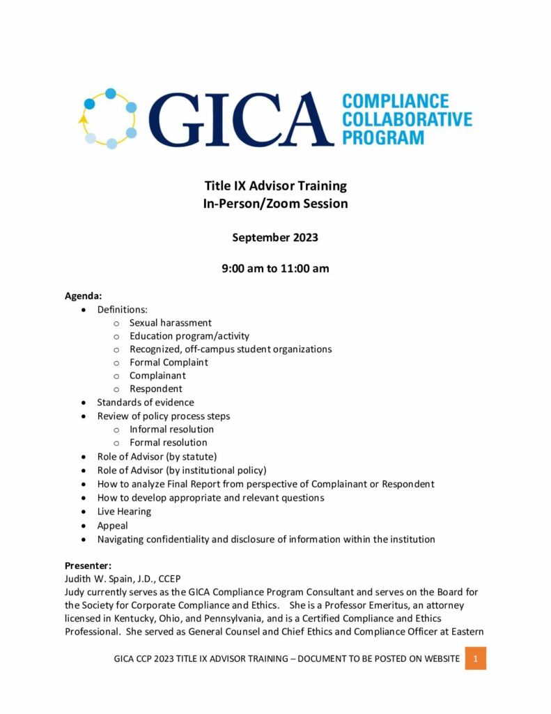 2023-24-GICA-CCP-Title-IX-Advisor-Training