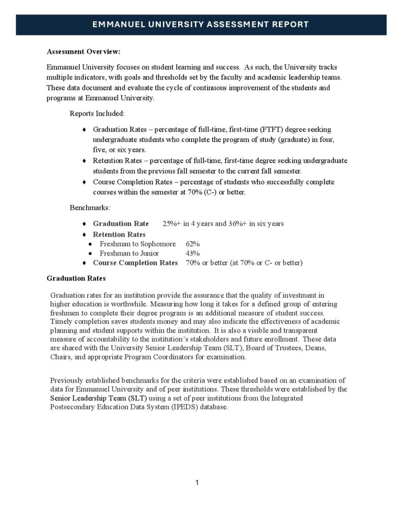 2025 Student Achievement Data Report