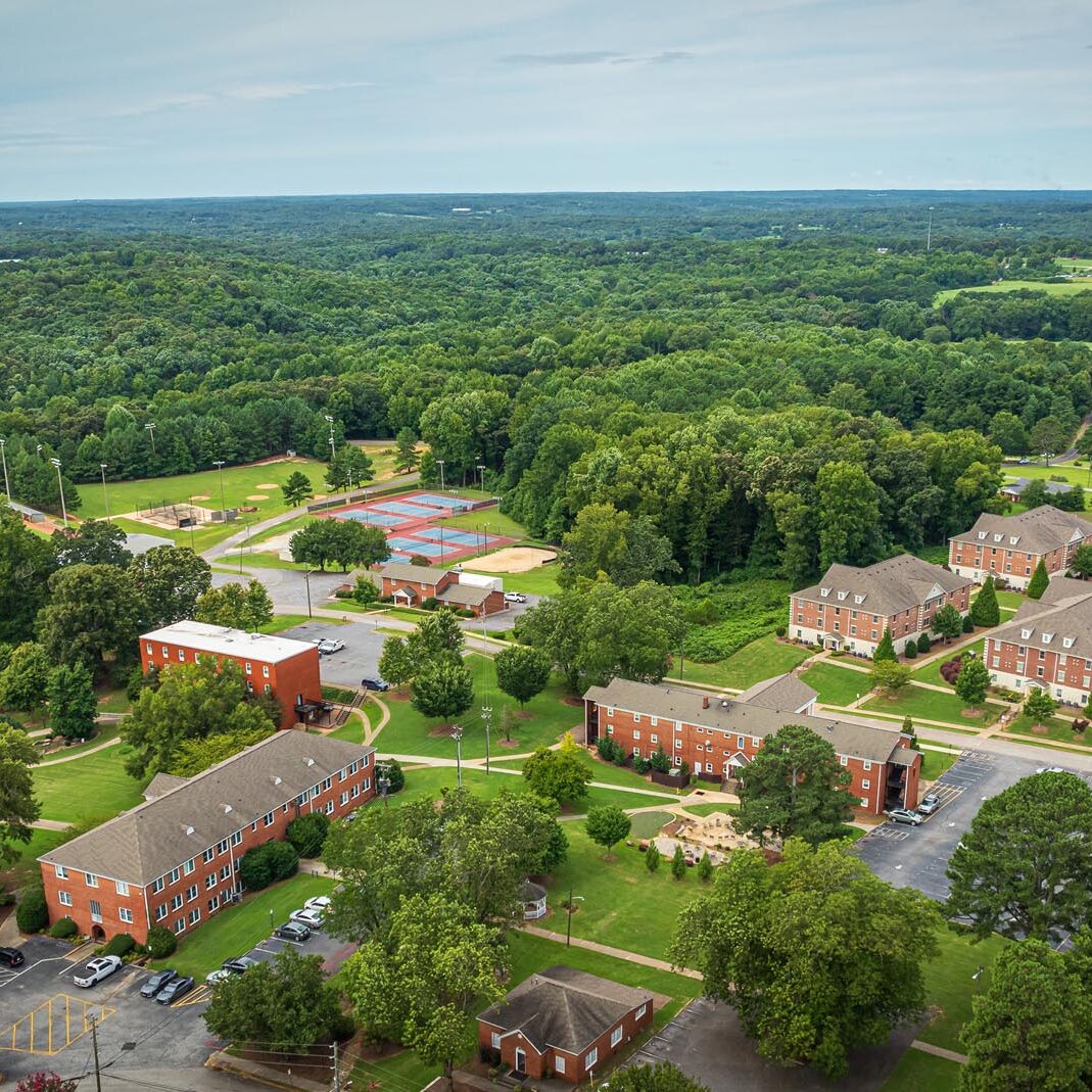 Emmanuel University Campus Aerial Emmanuel University Campus Aerial