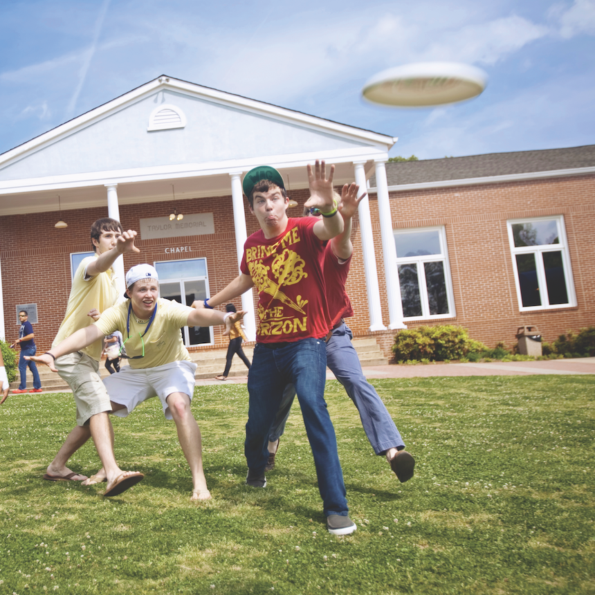 Frisbee on the Quad Emmanuel University